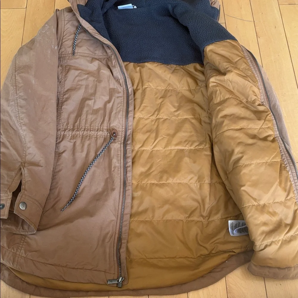 Women’s hazelnut brown hooded Columbia jacket - Picture 6 of 6